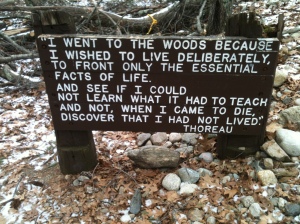 Sign found at the house site