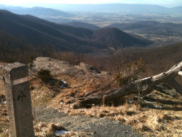 One of the many reasons why I am so enamored with Shenandoah: the Appalachian Trail runs straight through. 